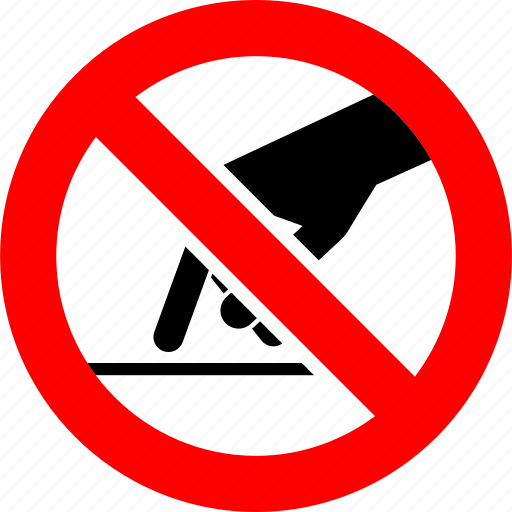 Ban, do not touch, hand, no, prohibition, sign, forbidden icon - Download on Iconfinder