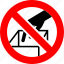 ban, do not reach inside, no, prohibition, sign, forbidden, hand, box, banned 