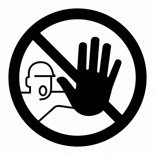 Hand, man, no, prohibition, signs, warning, yelling icon - Download on Iconfinder