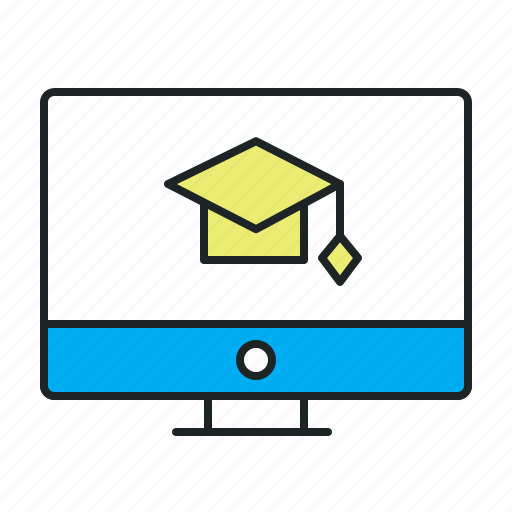 Distance, education, elearning, learning, online, seminar, training icon - Download on Iconfinder