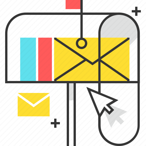 Agreement, box, cursor, inbox, letters, mail, paper icon - Download on Iconfinder