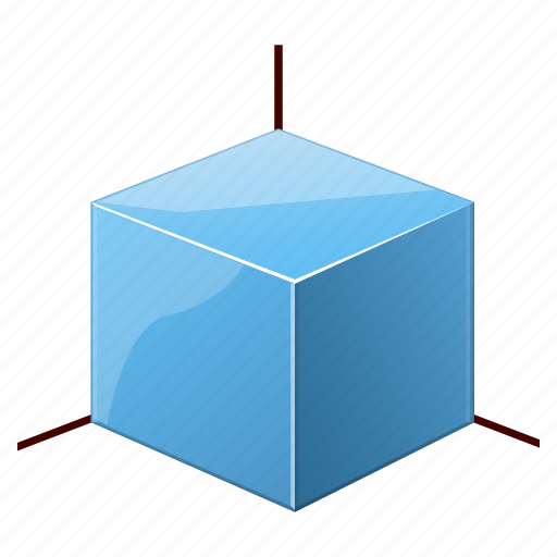 Cartesian, coords, cube, isometry, system, 3d object, archive icon - Download on Iconfinder