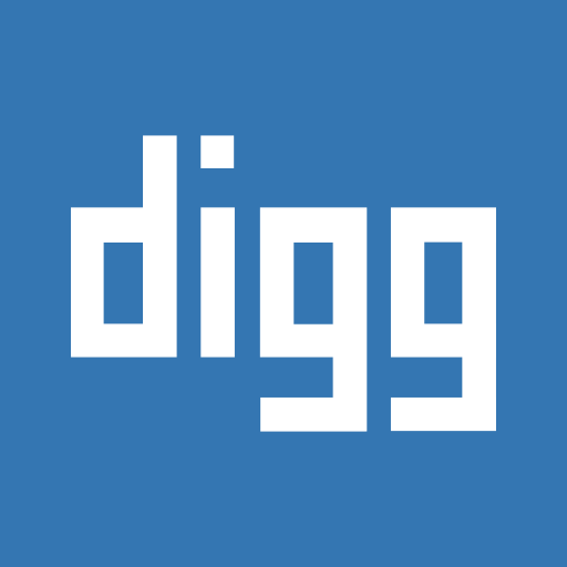 Digg, digger, network, social icon - Free download