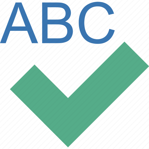 Checking, spell, abc, accept, add, agree, apply icon - Download on Iconfinder