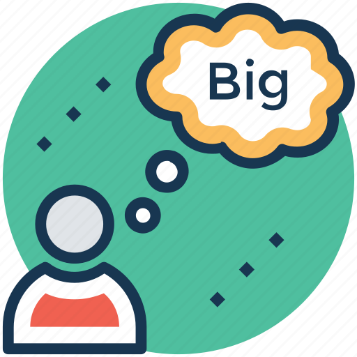 Big dream, big thinking, good mentality, inspirational, philosophy icon - Download on Iconfinder