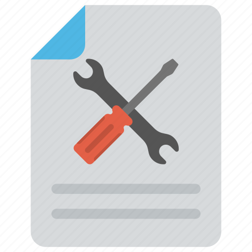 Document setting, page repairing, service concept, technical support, technical upgrading icon - Download on Iconfinder