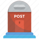 letter hole, letterbox, mail slot, mailbox, post box