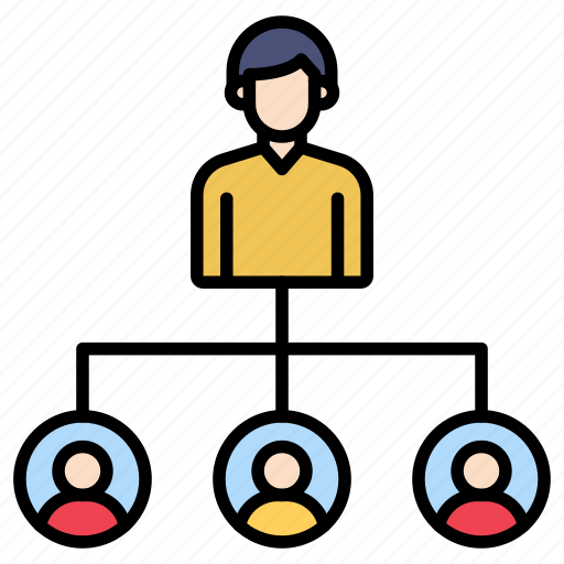Hierarchy, leader, teamwork icon - Download on Iconfinder