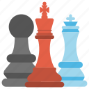 chess figure, chess game, leisure battle, strategy play, target planning 