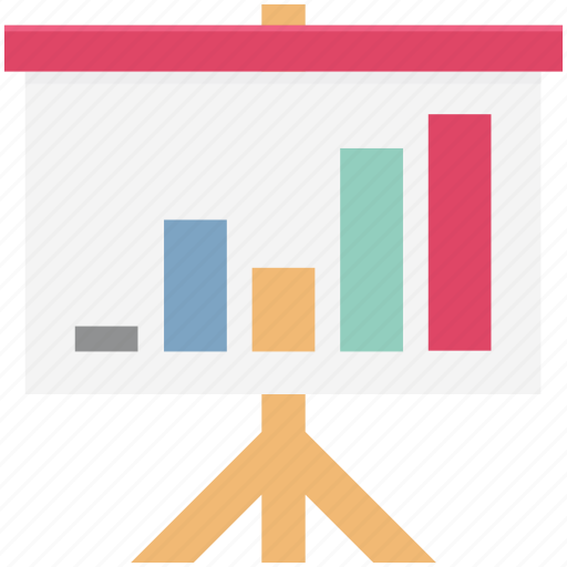 Analytics, business presentation, chalkboard, easel, graph presentation, presentation, report icon - Download on Iconfinder