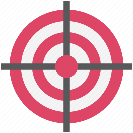 Aiming, bullseye, crosshair, dartboard, goal, success, target icon - Download on Iconfinder