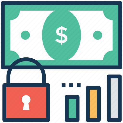 Money locked, money protection, money security, secure investment, secure transaction icon - Download on Iconfinder