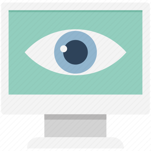 Eye on screen, fancy, fantasize, fantasy, look, point of view, view icon - Download on Iconfinder