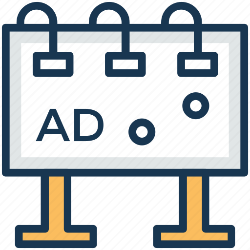 Ad board, advertising, billboard, promotion, road advertising icon - Download on Iconfinder