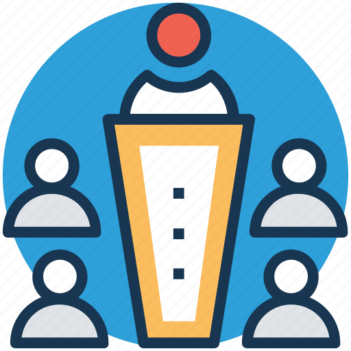 Conference, consultation, convention, lecture, seminar icon - Download on Iconfinder