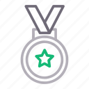 achievement, award, medal, prize