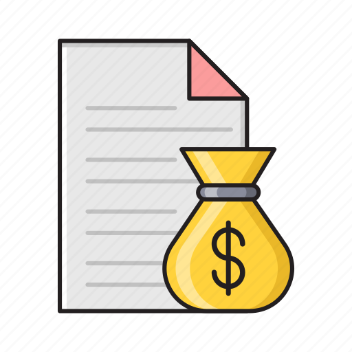 Bill, document, dollar, file, tax icon - Download on Iconfinder