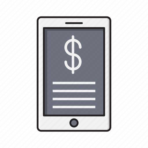 Dollar, mobile, online, pay, phone icon - Download on Iconfinder