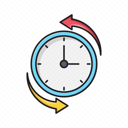 Anticlockwise, clock, management, project, time icon - Download on Iconfinder