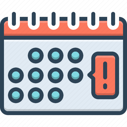 Deadline, schedule, appointment, event, calendar, reminder, organizer icon - Download on Iconfinder