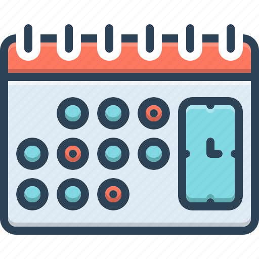 Schedule, appointment, calendar, reminder, agenda, date book, time table icon - Download on Iconfinder