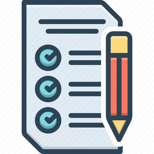 Task, check, checklist, document, paper, questionnaire, report icon - Download on Iconfinder