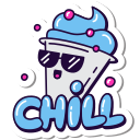chill, ice cream, relax, project, status