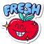 fresh, apple, cool, new, trendy, healthy, project, status 