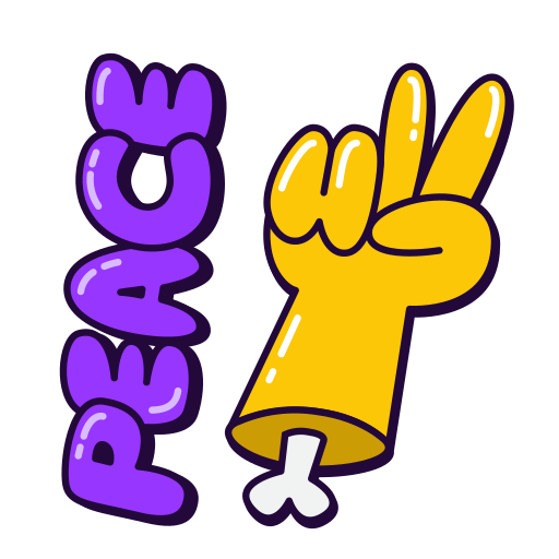 Peace Victory Hand Sticker Free Download On Iconfinder
