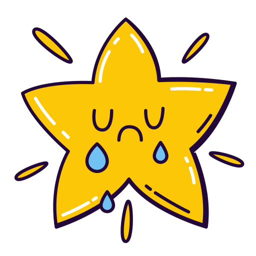 Star, sad, cry, tears sticker - Free download on Iconfinder