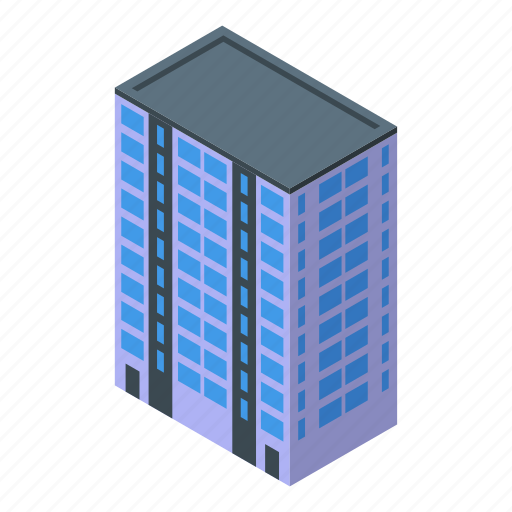 Building, property, investments, isometric icon - Download on Iconfinder