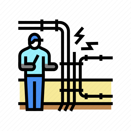 Electrical, fault, finding, property, maintenance, repair icon - Download on Iconfinder