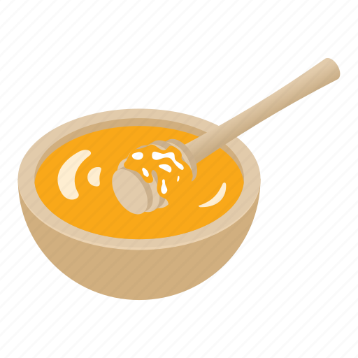 Bowl, healthy, honey, isometric, jar, logo, object icon - Download on Iconfinder
