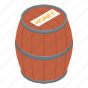 bar, barrel, isometric, logo, object, old, wooden