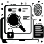 digital, forensics, scanning, investigating, searching, tool, terms, paper, lock, system, privacy, investigation 