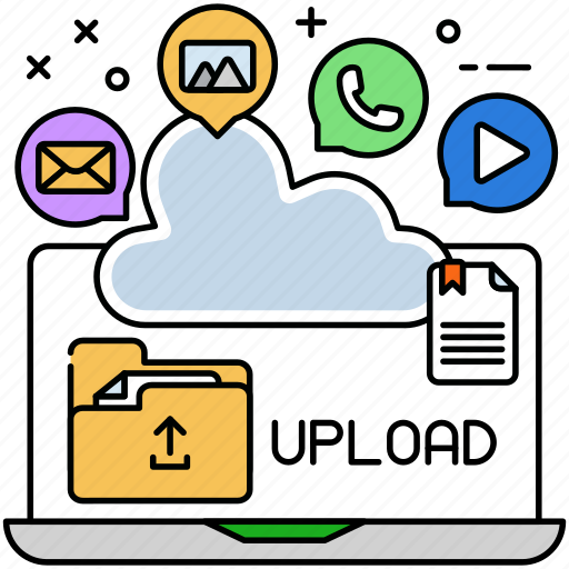 Upload, data, loading, secure, uploading, cloud, metadata icon - Download on Iconfinder