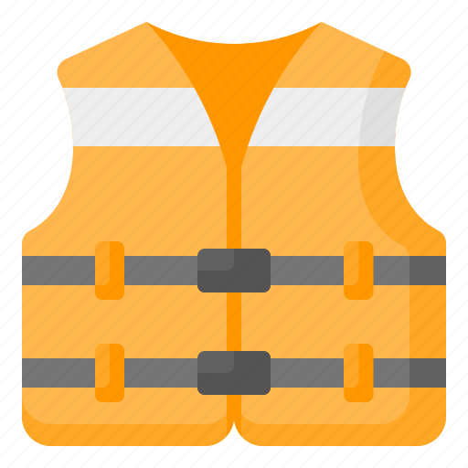 Life jacket, lifejacket, vest, life vest, reflective vest, high visibility vest, safety icon - Download on Iconfinder