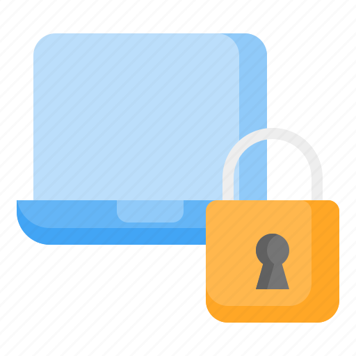 Laptop, computer, lock, padlock, protection, password, security icon - Download on Iconfinder