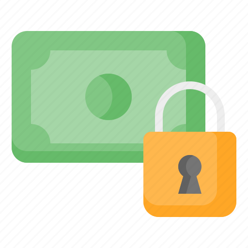 Money, cash, currency, lock, padlock, protection, security icon - Download on Iconfinder