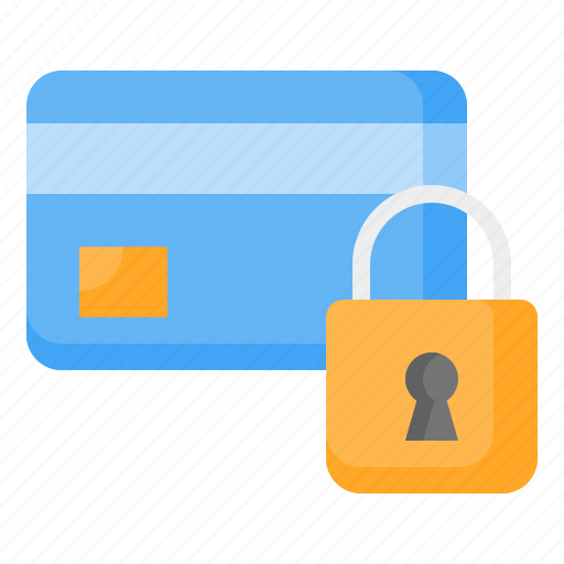 Secure payment, debit card, credit card, locked, padlock, blocked, security icon - Download on Iconfinder