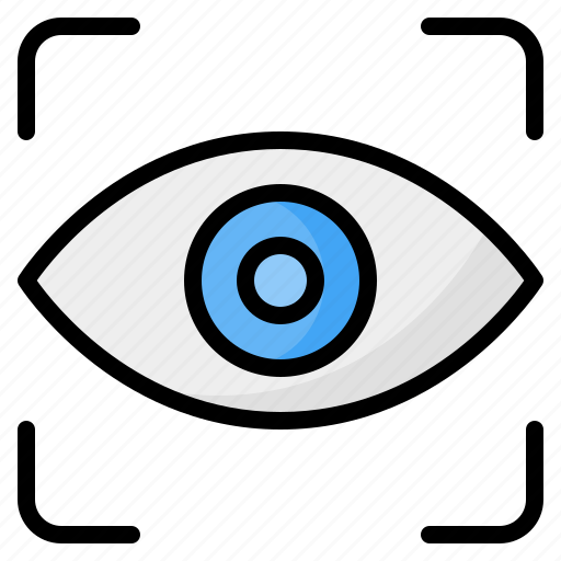 Eye, retinal, biometric, recognition, scanner, scan, identification icon - Download on Iconfinder