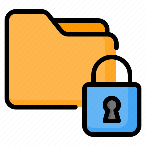 Data, protection, folder, file, document, archive, security icon - Download on Iconfinder