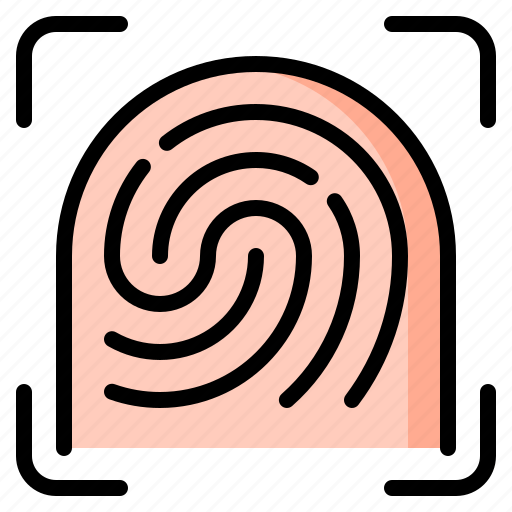 Fingerprint, identification, recognition, scan, scanner, touch id, biometric icon - Download on Iconfinder