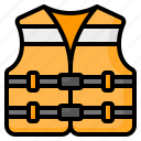 life jacket, lifejacket, vest, life vest, reflective vest, high visibility vest, safety
