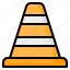 traffic cone, cone, post, bollards, signal, signaling, security 