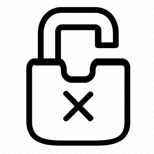 Cancel, lock, password icon - Download on Iconfinder