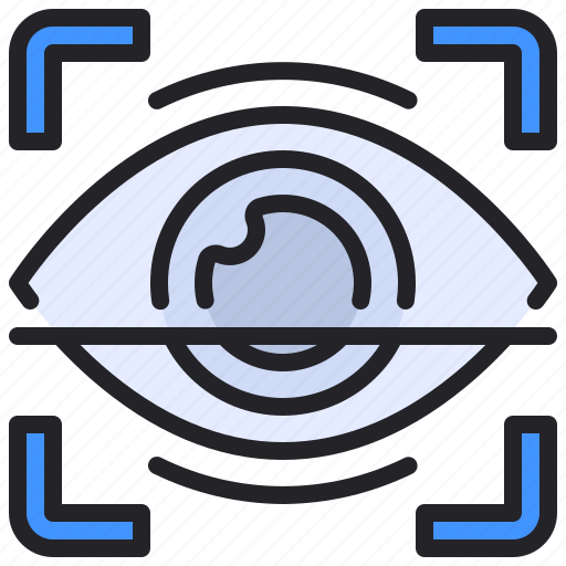 Eye, scan, recognition, retinal, scanner, security icon - Download on Iconfinder