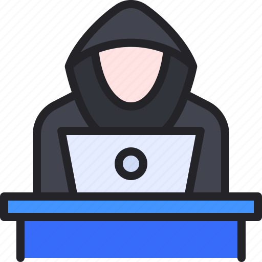 Hacker, crime, laptop, people, avatar icon - Download on Iconfinder