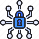 padlock, network, secure, security, locked