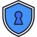 shield, security, secure, locked, lock